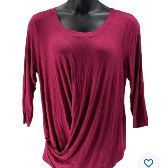 Skinnygirl Hannah 3/4 Sleeve Blouse - Picture 3 of 5